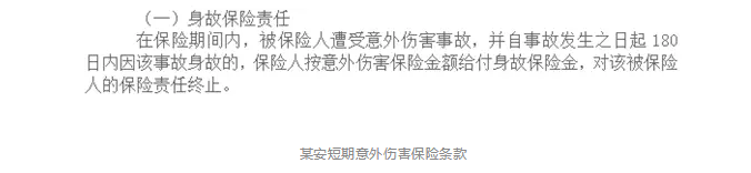 意外險(xiǎn)180天身故賠付是什么意思？